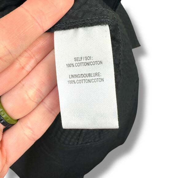 Tanya Taylor NWT Ashland Black Cotton Sweetheart Off-The-Shoulder Midi Dress - Picture 12 of 13